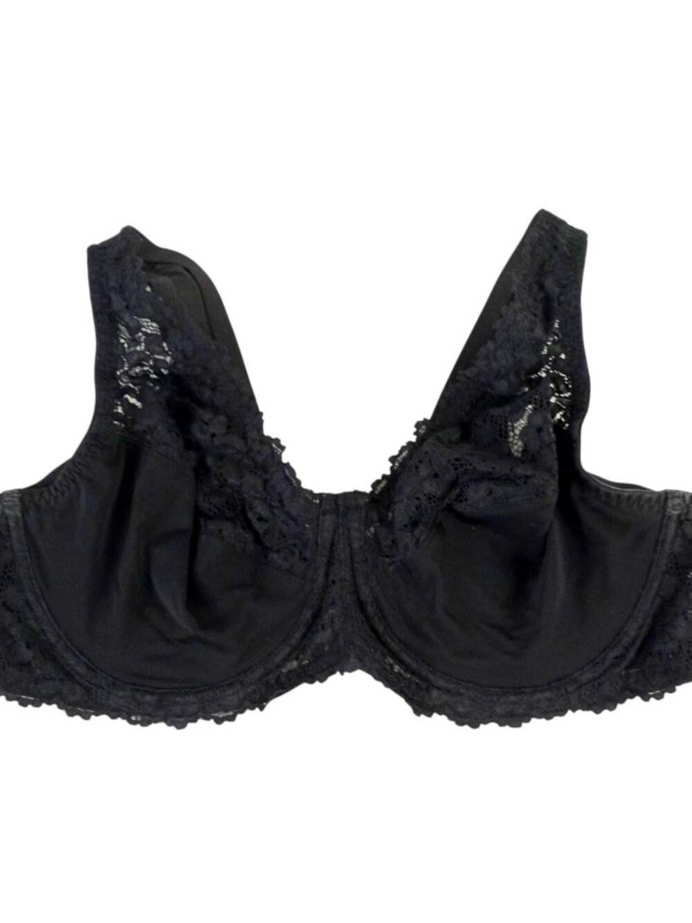 Breezies Black 40C Soft Support Lace Underwire Bra